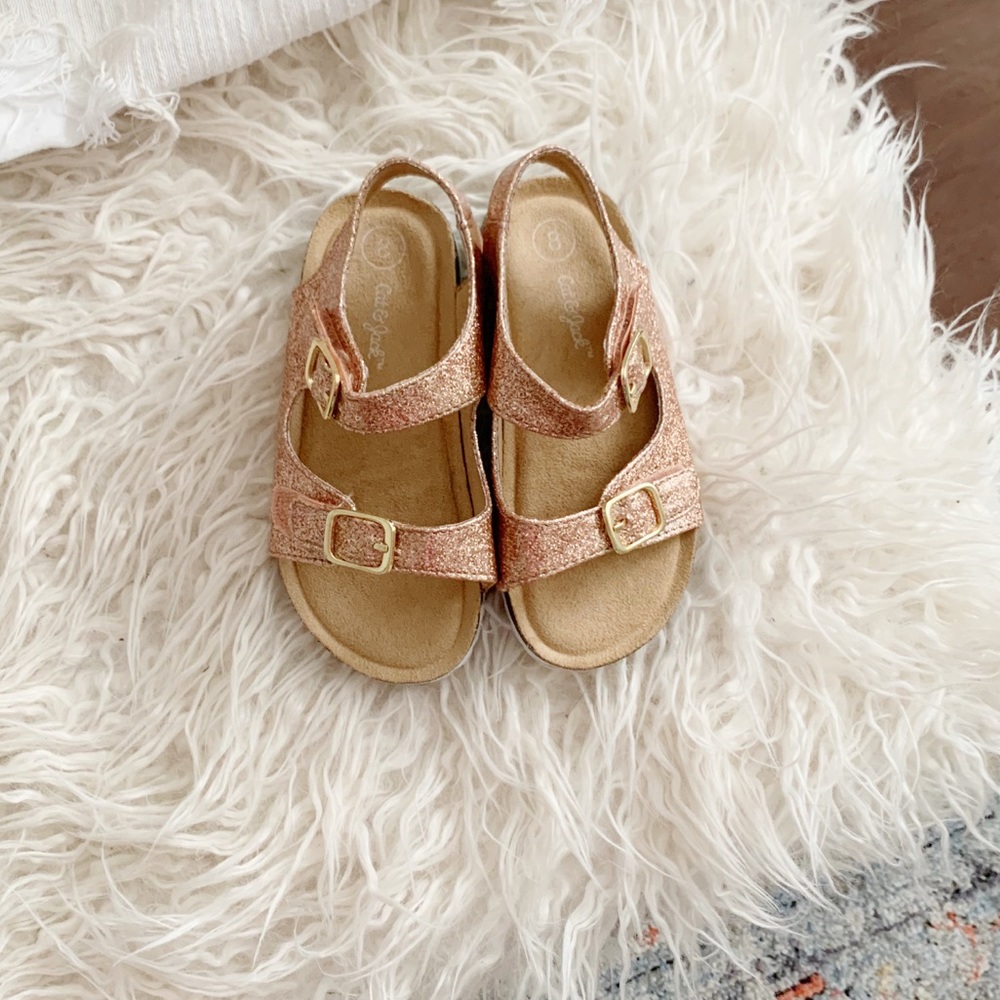 Cat & Jack Gold Sandals